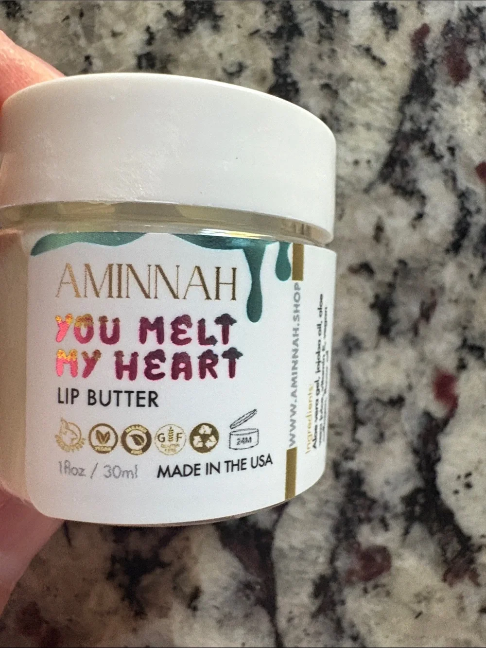 Aminnah You Melt my Heart Lip Butter
